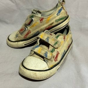 Dino Velcro Converse, little boys size 9.